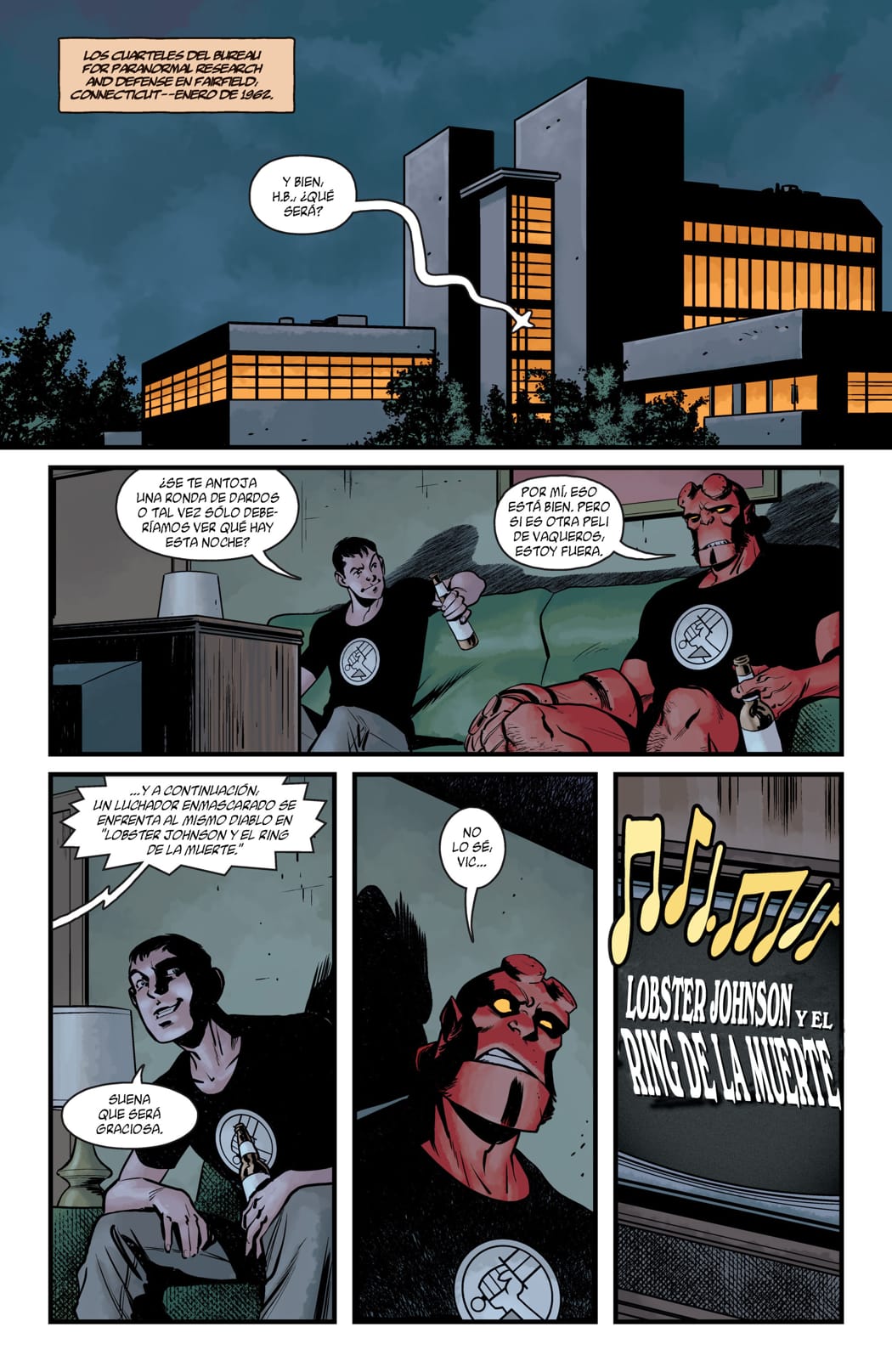 Hellboy vs. Lobster Johnson The Ring of Death (2019) Marmota Comics