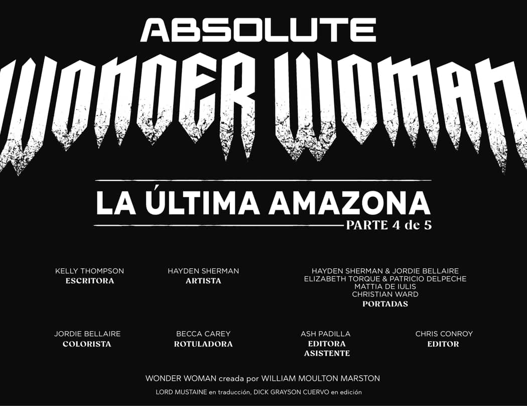 Absolute Wonder Woman (2024) - Marmota Comics