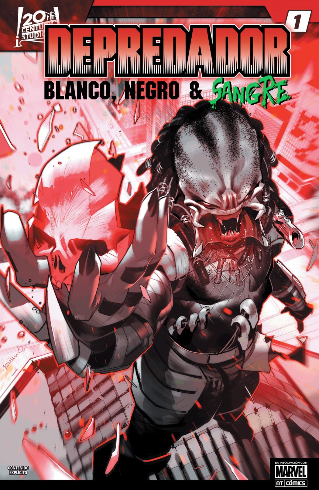 Predator – Black, White & Blood 001 (2025) – 0001